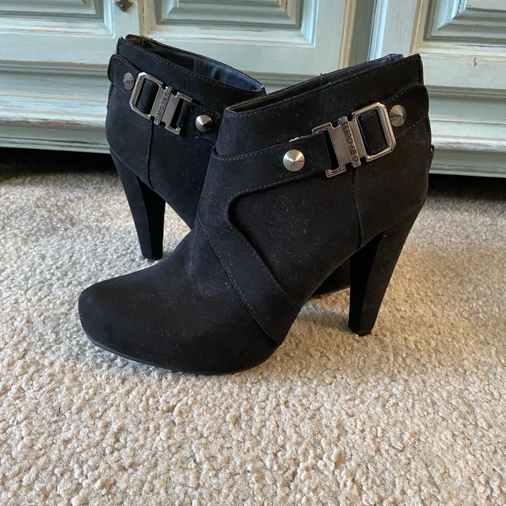 Suede ankle boots